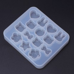 Epoksi Silikon Kalıp Çeşitli Mini Figürler Anahtarlık Kolye Kalıbı 14 Lü Epoksi Silikon Kalıp Çeşitli Mini Figürler Anahtarlık Kolye Kalıbı 14 Lü