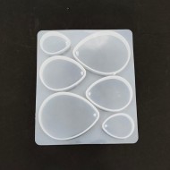 Epoksi Silikon Kalıp Çoklu Anahtarlık Damla Model Delikli Kolye Küpe Kalıbı Epoksi Silikon Kalıp Çoklu Anahtarlık Damla Model Delikli Kolye Küpe Kalıbı