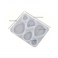 Epoksi Silikon Kalıp Çoklu Anahtarlık Damla Model Delikli Kolye Küpe Kalıbı Epoksi Silikon Kalıp Çoklu Anahtarlık Damla Model Delikli Kolye Küpe Kalıbı