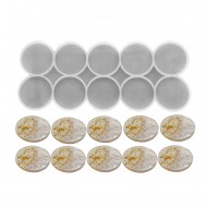 Epoksi Silikon Kalıp Çoklu Magnet Kalıbı Düz Yuvarlak Daire  Seri Döküm Kalıbı 8 CM  10 Lu Epoksi Silikon Kalıp Çoklu Magnet Kalıbı Düz Yuvarlak Daire  Seri Döküm Kalıbı 8 CM  10 Lu