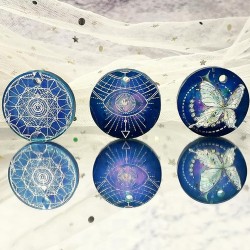 Epoksi Silikon Kalıp Yuvarlak Delikli Anahtarlık Kalıbı 5 CM 50 Li Epoksi Silikon Kalıp Yuvarlak Delikli Anahtarlık Kalıbı 5 CM 50 Li