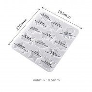 Epoksi Silikon Kalıp Deniz Canlıları Anahtarlık Kolye Kalıbı Epoksi Silikon Kalıp Deniz Canlıları Anahtarlık Kolye Kalıbı