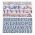 Epoksi Silikon Kalıp Düz Büyük Delikli Harfler ve Rakamlar Kalıbı 36 Lı