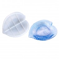 Epoksi Silikon Kalıp Kalp Model Tabak Kalıbı 14X16.2 CM Epoksi Silikon Kalıp Kalp Model Tabak Kalıbı 14X16.2 CM