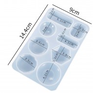 Epoksi Silikon Kalıp Eğlenceli El Sanatları Kolye Ucları 8 Li Epoksi Silikon Kalıp Eğlenceli El Sanatları Kolye Ucları 8 Li