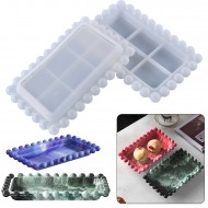 Epoksi Silikon Kalıp Eğlenceli El Sanatları Misketli Tabak 16.3CM Epoksi Silikon Kalıp Eğlenceli El Sanatları Misketli Tabak 16.3CM