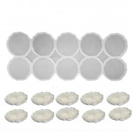 Epoksi  Silikon Kalıp Geode Tırtıklı Kenar Bardak Altı Ve Magnet Kalıbı 7.8 CM 10 lu  Epoksi  Silikon Kalıp Geode Tırtıklı Kenar Bardak Altı Ve Magnet Kalıbı 7.8 CM 10 lu