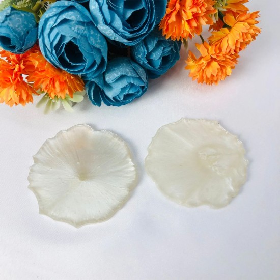 Epoksi Silikon Kalıp Geode Tırtıklı Kenar Magnet Kalıbı 7 CM 50 Li
