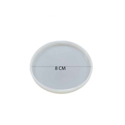 Epoksi Silikon  Kalıp  Magnet Düz Model 8 CM  Epoksi Silikon  Kalıp  Magnet Düz Model 8 CM