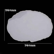 Epoksi Silikon Kalıp Oval Şekilli Model Büyük Boy 24X34 CM Epoksi Silikon Kalıp Oval Şekilli Model Büyük Boy 24X34 CM
