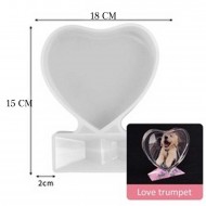 Epoksi Silikon Kalıp Resimlik Ayaklı Kalp Modeli Epoksi Silikon Kalıp Resimlik Ayaklı Kalp Modeli