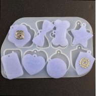 Epoksi Silikon Kalıp Tasma Ve Sevimli Pati Anahtarlık Kalıbı