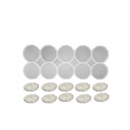 Epoksi  Silikon Kalıp Tırtıklı Kenar Magnet Kalıbı 5.8 CM 10 lu  Epoksi  Silikon Kalıp Tırtıklı Kenar Magnet Kalıbı 5.8 CM 10 lu