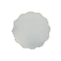 Epoksi Silikon Kalıp YERLİ Dalgalı Nişan ve Söz Tepsi Kalıbı 24 CM Epoksi Silikon Kalıp YERLİ Dalgalı Nişan ve Söz Tepsi Kalıbı 24 CM