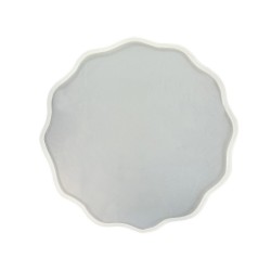 Epoksi Silikon Kalıp YERLİ Dalgalı Nişan ve Söz Tepsi Kalıbı 29 CM Epoksi Silikon Kalıp YERLİ Dalgalı Nişan ve Söz Tepsi Kalıbı 29 CM
