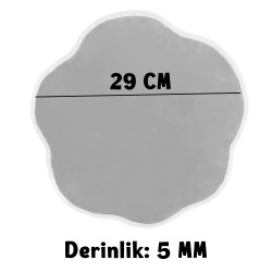 Epoksi Silikon Kalıp YERLİ Nişan ve Söz Tepsi Seti Kalıbı Papatya Model 2 Li Epoksi Silikon Kalıp YERLİ Nişan ve Söz Tepsi Seti Kalıbı Papatya Model 2 Li