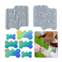 Epoksi Silikon Kalıp Kemik Kedi ve Köpek Çoklu Tasma İsimlik Kalıbı Epoksi Silikon Kalıp Kemik Kedi ve Köpek Çoklu Tasma İsimlik Kalıbı