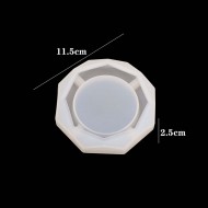 Epoksi Silikon Sekizgen Küllük Kalıbı  11,5 CM 