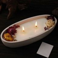 Epoksi Silikon Taş Tozu Beton Sandal Kase Mumluk Kalıbı