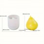 Epoksi Silikon Armut Taş Tozu Kalıbı 8.2X7.3 CM Epoksi Silikon Armut Taş Tozu Kalıbı 8.2X7.3 CM
