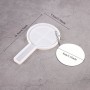 Epoksi Silikon Saplı Ayna Kalıbı Yuvarlak 16.5X9.5 CM Epoksi Silikon Saplı Ayna Kalıbı Yuvarlak 16.5X9.5 CM
