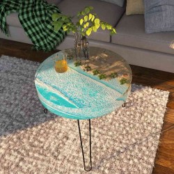 Epoksi Silikon Yuvarlak Sehpa Kalıbı 30.5 CM Epoksi Silikon Yuvarlak Sehpa Kalıbı 30.5 CM