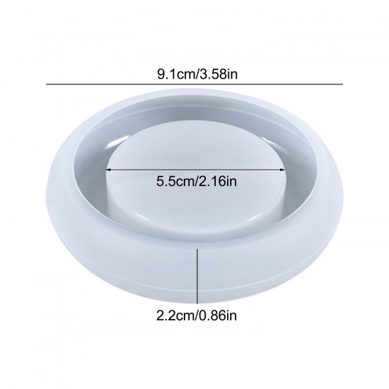 Epoksi, Taş Tozu Yuvarlak Tealight Mumluk Silikon Kalıbı Epoksi, Taş Tozu Yuvarlak Tealight Mumluk Silikon Kalıbı