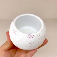 Epoksi Yuvarlak Beton Saksı ve Mumluk Silikon Kalıbı 10.2X7.3 CM Epoksi Yuvarlak Beton Saksı ve Mumluk Silikon Kalıbı 10.2X7.3 CM