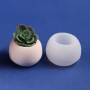 Epoksi Yuvarlak Beton Saksı ve Mumluk Silikon Kalıbı 5.3X7.7 CM Epoksi Yuvarlak Beton Saksı ve Mumluk Silikon Kalıbı 5.3X7.7 CM