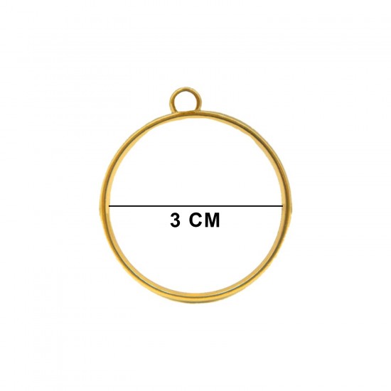 Epoksi Yuvarlak Daire Model Metal Kolye Takı Ucu (5 Adet) Epoksi Yuvarlak Daire Model Metal Kolye Takı Ucu (5 Adet)