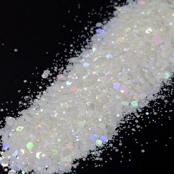 Glitter Sim Hologramlı Beyaz Glitter 100 GR Glitter Sim Hologramlı Beyaz Glitter 100 GR