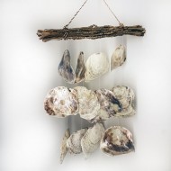 Ağaç Dalı Saplı Placuna Duvar Dekoru Ağaç Dalı Saplı Placuna Duvar Dekoru