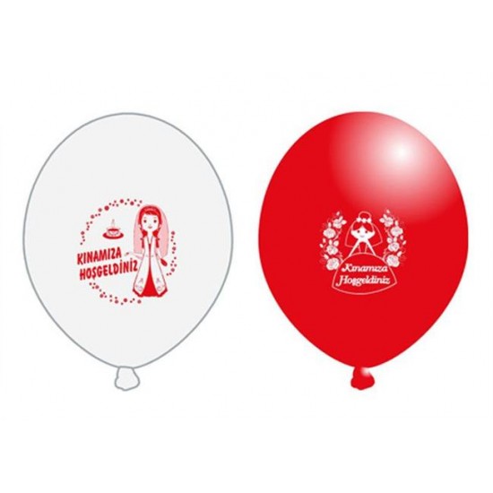 Balon 1+1 Kınamıza Hoşgeldiniz Baskılı (20 Adet)