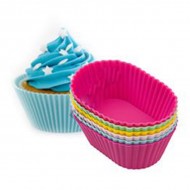 Silikon Oval Muffın Cup 6 Lı Set