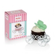 Tekli Metal Cupcake Standı Beyaz