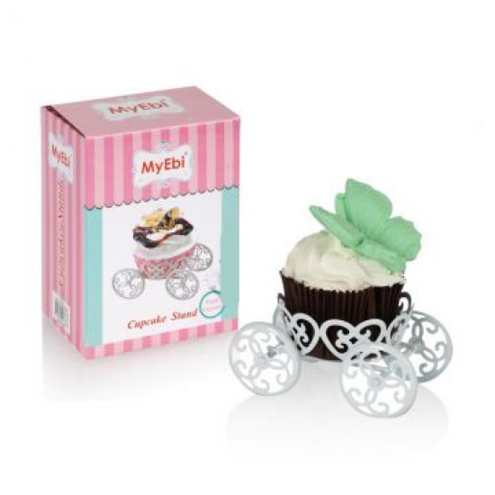 Tekli Metal Cupcake Standı Beyaz Tekli Metal Cupcake Standı Beyaz