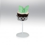 Tekli Metal Cupcake Standı Beyaz Tekli Metal Cupcake Standı Beyaz