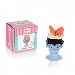 Tekli Metal Cupcake Standı Mavi Tekli Metal Cupcake Standı Mavi