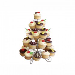 Metal Cupcake Standı 5 Katlı 41 Li Kek Standı Metal Cupcake Standı 5 Katlı 41 Li Kek Standı