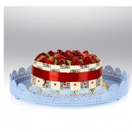 Metal Cupcake Standı Mavi Kek Standı