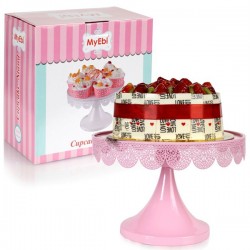 Metal Cupcake Standı Pembe Kek Standı Metal Cupcake Standı Pembe Kek Standı