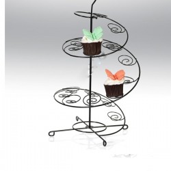 Metal Cupcake Standı Siyah / 15 Li Kek Standı Metal Cupcake Standı Siyah / 15 Li Kek Standı
