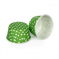 Özel Pet Kapsül44*35Mm Yeşil Puantiye (100 Adet)