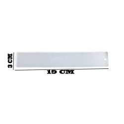 Epoksi Reçine Silikon Kitap Ayracı Kalıbı 19 CM Epoksi Reçine Silikon Kitap Ayracı Kalıbı 19 CM