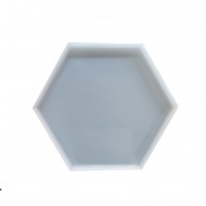 Epoksi Silikon Kalıp Altıgen Düz 14 CM Epoksi Silikon Kalıp Altıgen Düz 14 CM