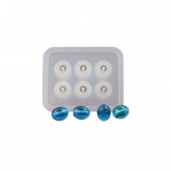 Epoksi Silikon Kalıp Boncuk Arpa Modeli 16 MM 6 LI  TE163 Epoksi Silikon Kalıp Boncuk Arpa Modeli 16 MM 6 LI  TE163