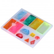 Epoksi Silikon Kalıp  Çoklu Onüçlü Bitişik Kalıp 15 CM 15 Epoksi Silikon Kalıp  Çoklu Onüçlü Bitişik Kalıp 15 CM 15