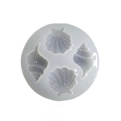 Epoksi Silikon Kalıp Deniz Kabuğu Modeli 4 Lü 7 CM Epoksi Silikon Kalıp Deniz Kabuğu Modeli 4 Lü 7 CM