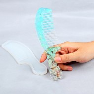 Epoksi Silikon Kalıp DÜZ  Tarak Kalıbı 17.8 CM Epoksi Silikon Kalıp DÜZ  Tarak Kalıbı 17.8 CM
