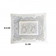 Epoksi Silikon Kalıp Fotoğraf Çerçevesi Yapraklı  9.5X11 CM Epoksi Silikon Kalıp Fotoğraf Çerçevesi Yapraklı  9.5X11 CM